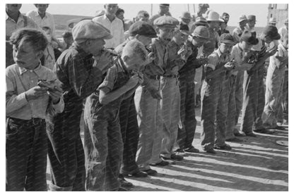 Pie Eating Contest Winner Cimarron Kansas August 1939