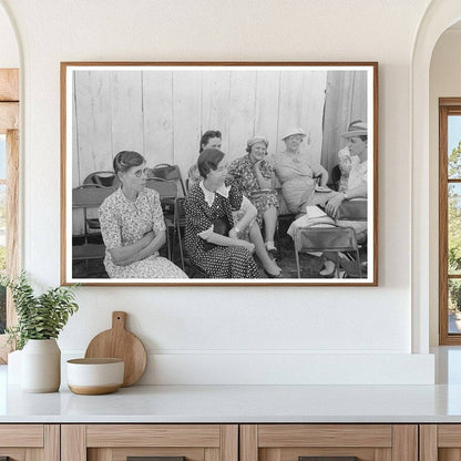 Women and Children at 4-H Club Fair Cimarron Kansas 1939