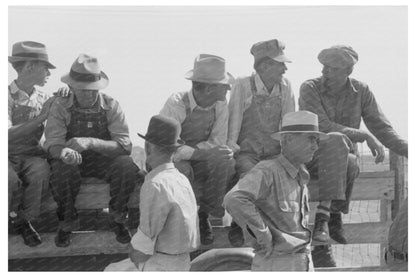 Farmers at 4-H Club Fair in Cimarron Kansas 1939