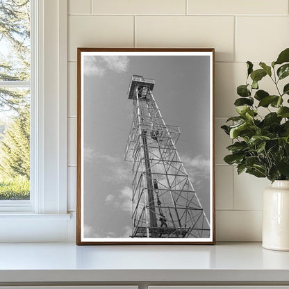 Oklahoma City Oil Derrick Workers August 1939