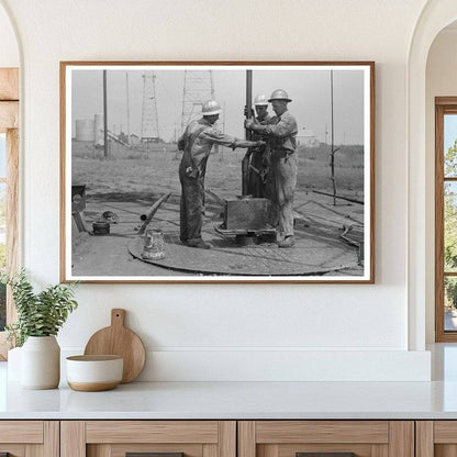 Roughnecks at Oil Well Oklahoma City August 1939