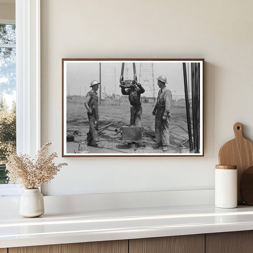 Roughnecks at Oklahoma Oil Well August 1939