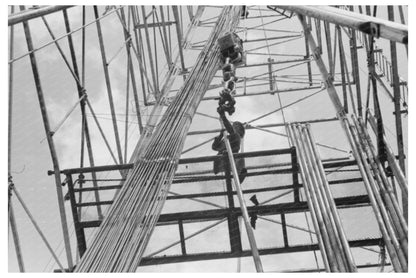 Oklahoma City Oil Derrick Operations August 1939