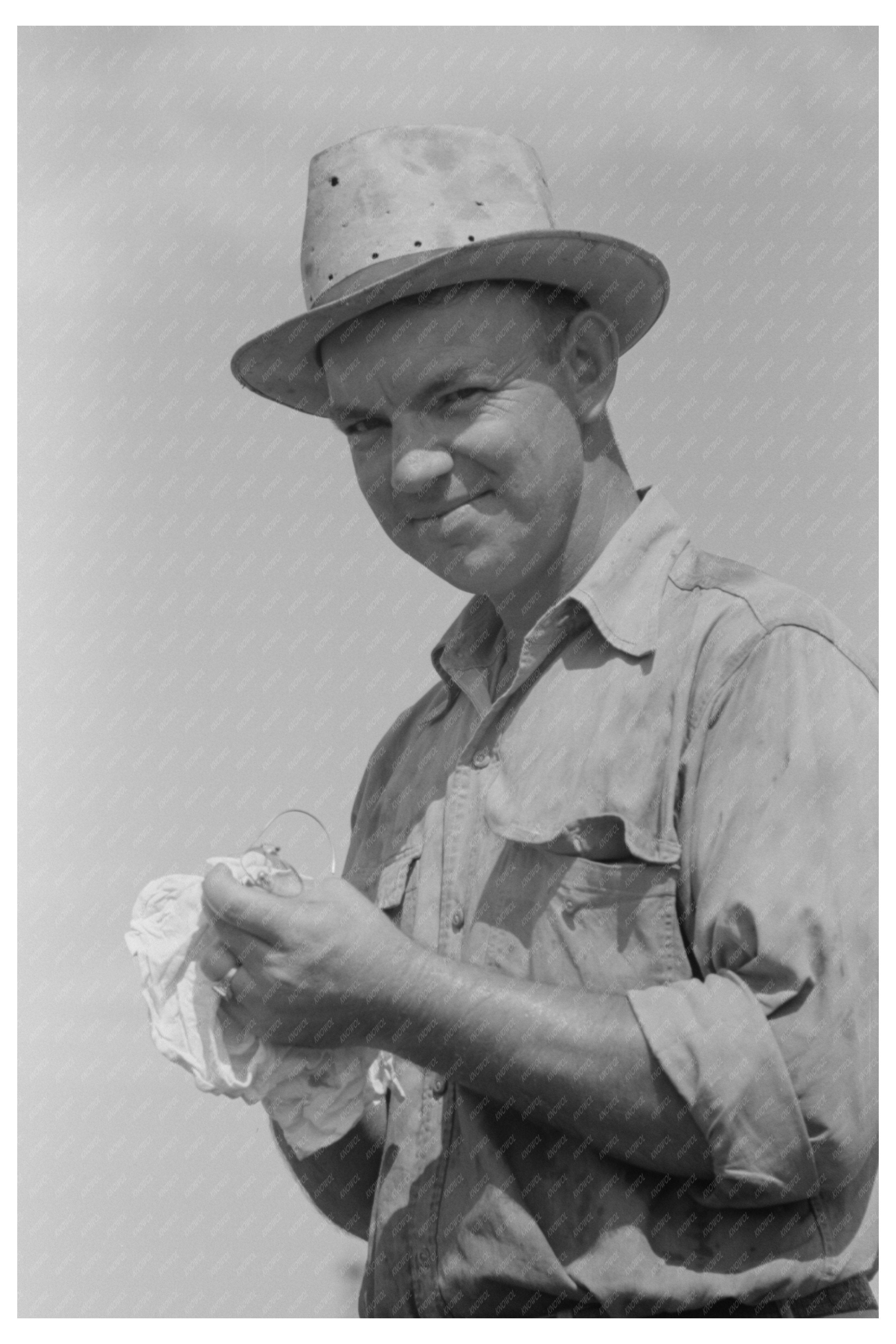 Roustabout in Ditch-Digging Gang Seminole Oil Field 1939