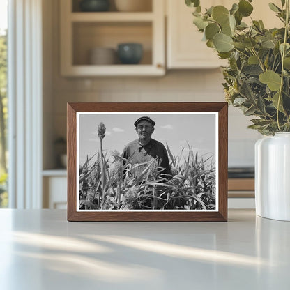 Mr. Wright Tenant Farmer in Kansas Cornfield 1939