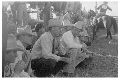 Bean Day Rodeo Spectators Wagon Mound New Mexico 1939