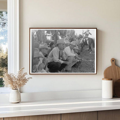 Bean Day Rodeo Spectators Wagon Mound New Mexico 1939