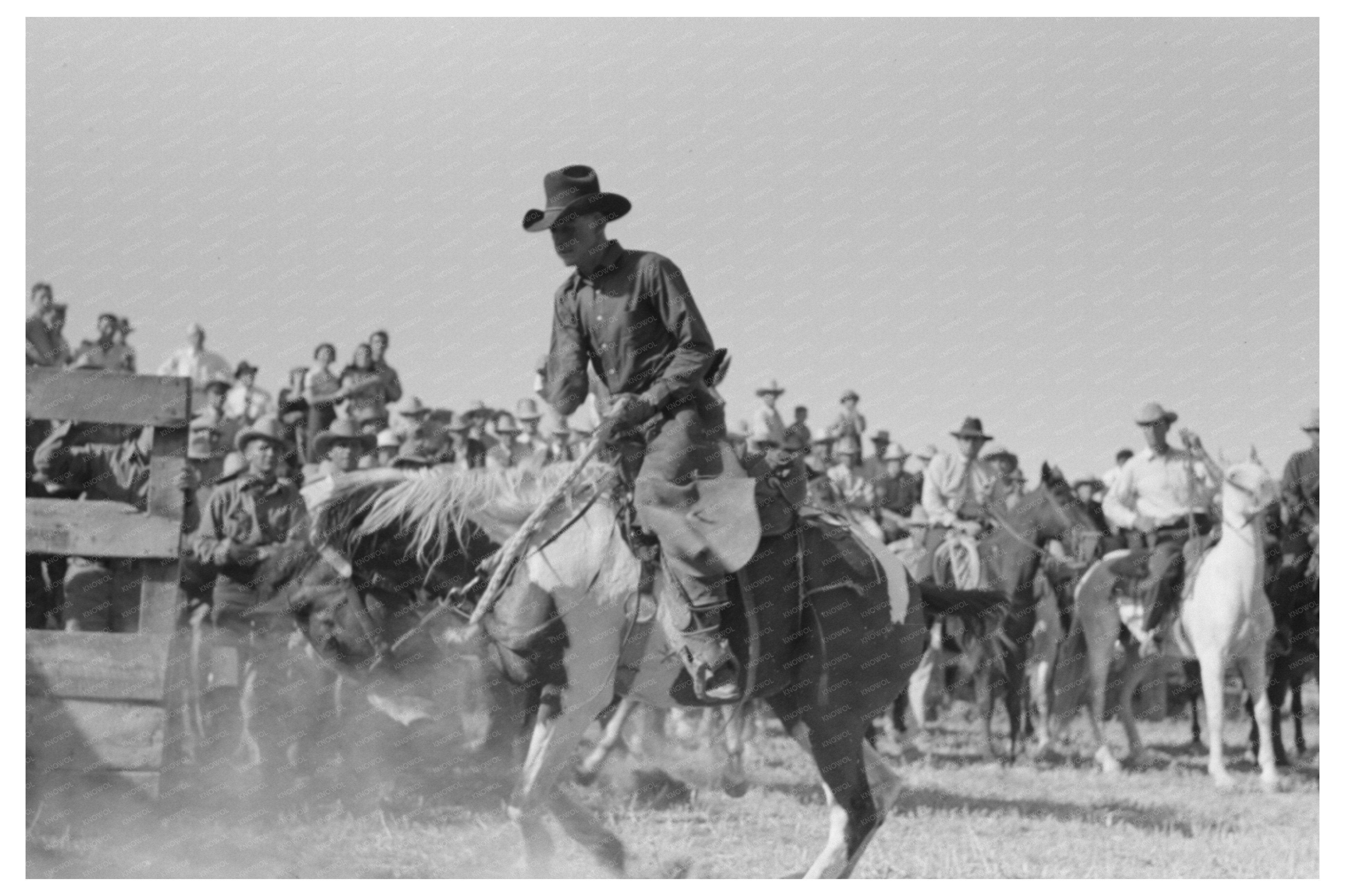 Cowboy in Rural New Mexico September 1939