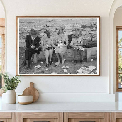 Bean Day Festival 1939 Wagon Mound New Mexico Rodeo Scene