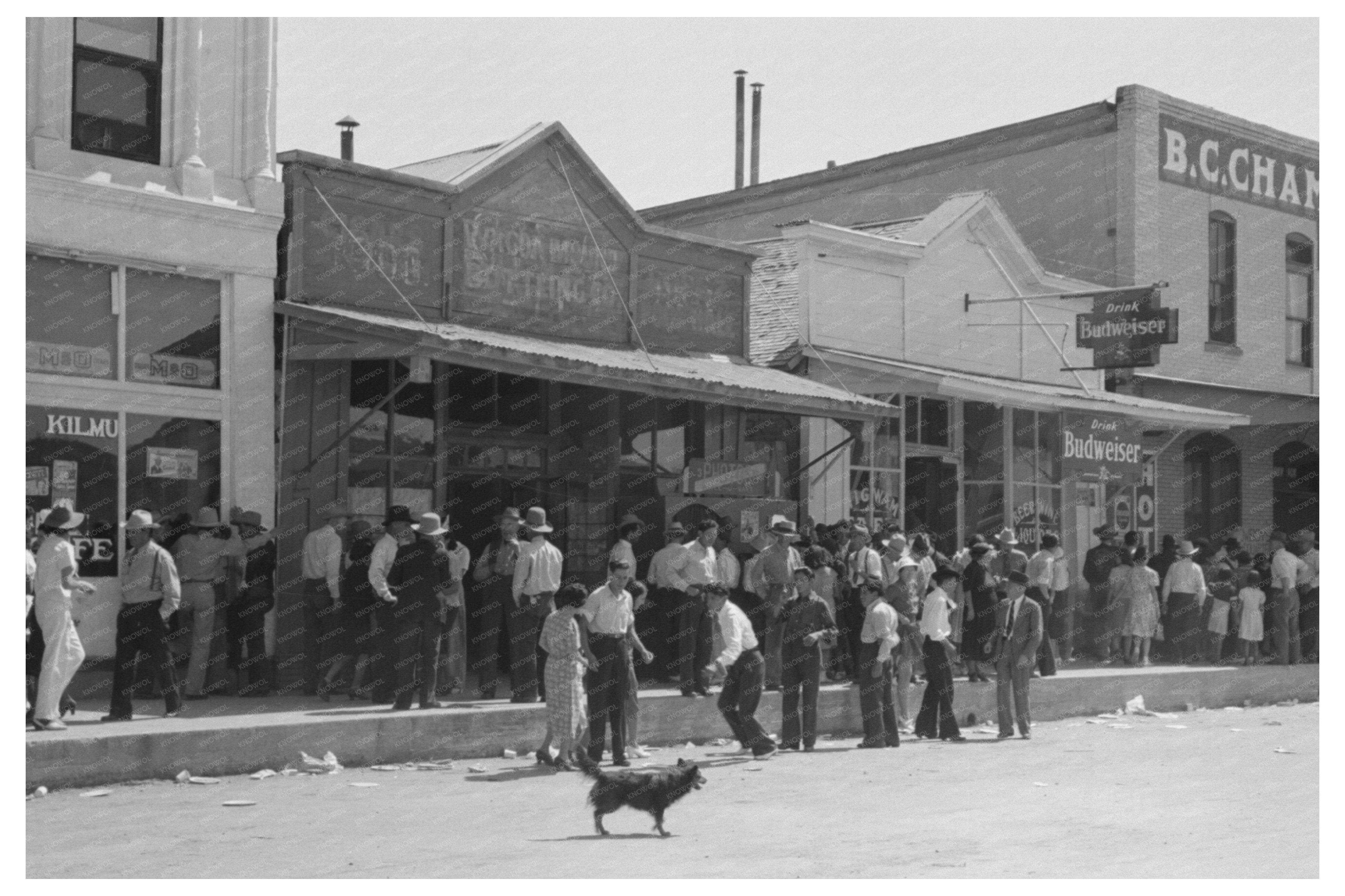 Bean Day Festival Rodeo in Wagon Mound New Mexico 1939