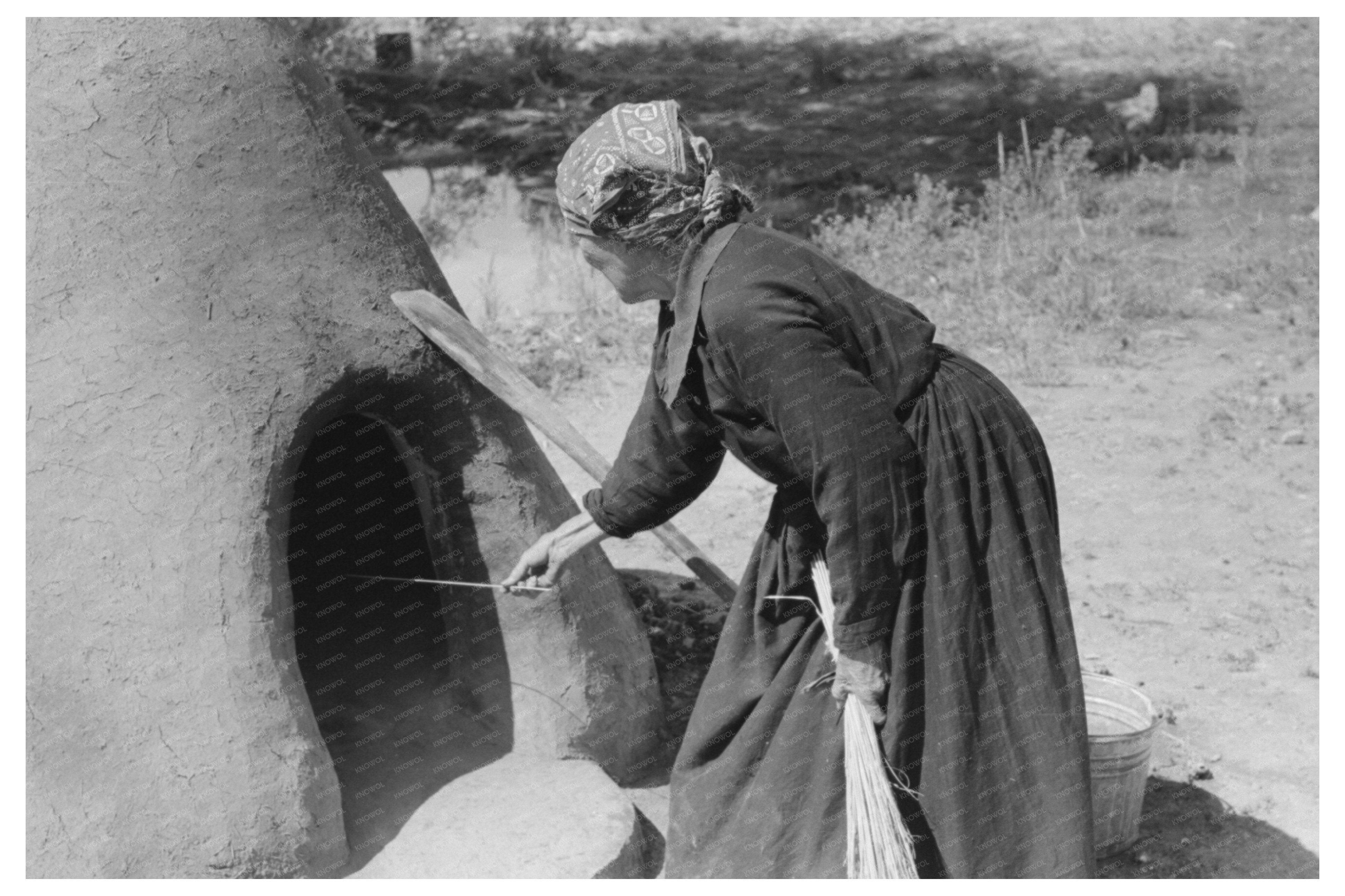 Earthen Oven Temperature Measurement in New Mexico 1939