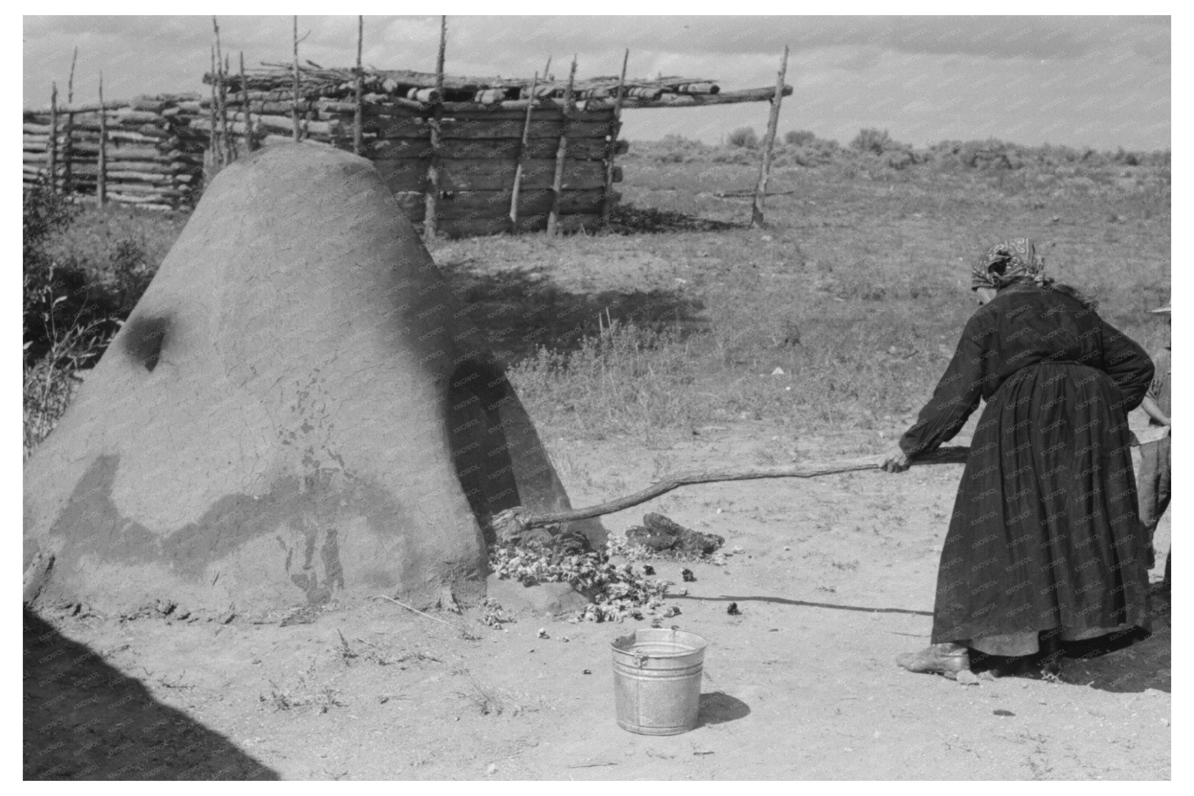 Taos County New Mexico Vintage Scene September 1939