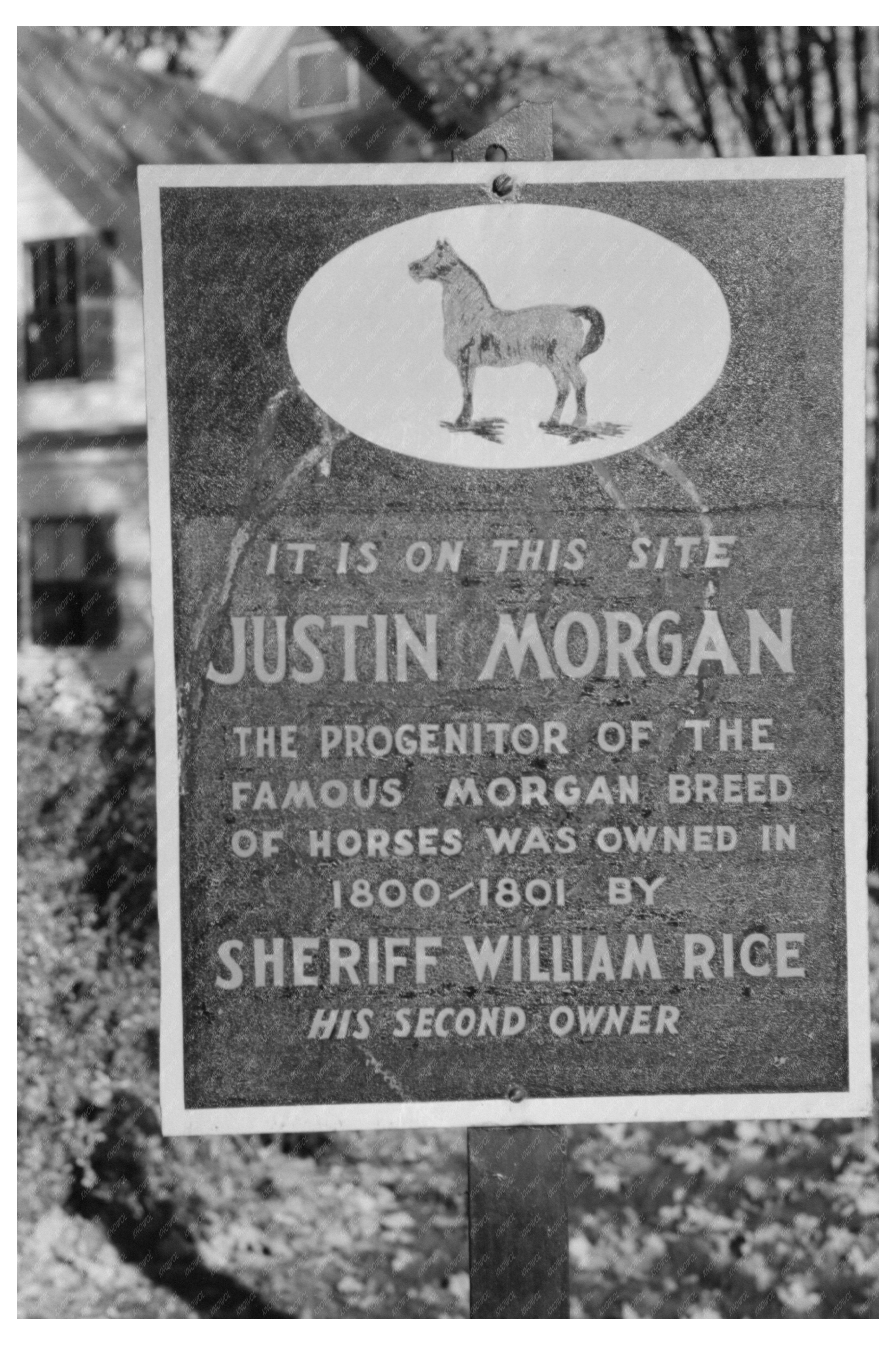 Woodstock Vermont Sign Vintage Image October 1939