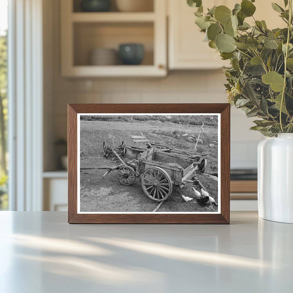 Farm Equipment and Wagon in Bradford Vermont 1939