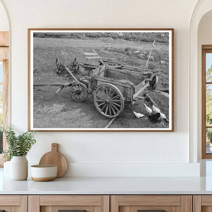 Farm Equipment and Wagon in Bradford Vermont 1939