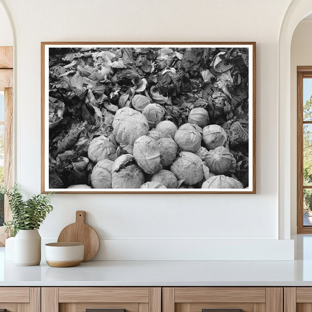 Market Scene with Cabbages in Greenfield 1939