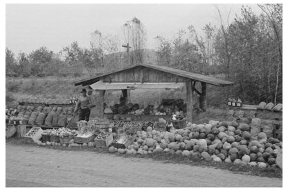 Roadside Stand Near Greenfield Massachusetts 1939