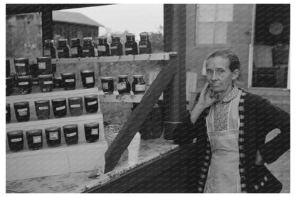 Farmer Woman with Homemade Jelly Northampton 1939