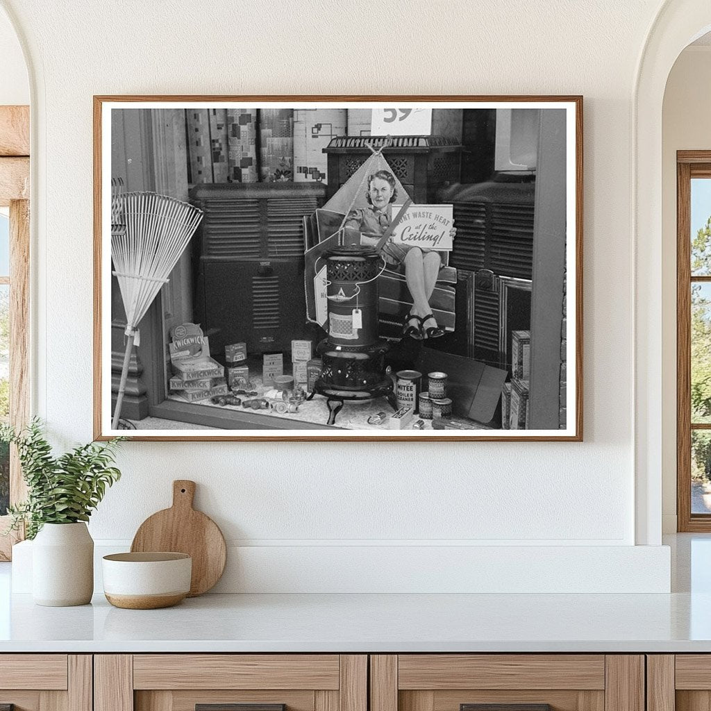 Vintage Window Display in Windsor Locks Connecticut 1939