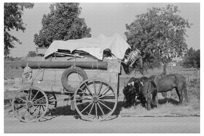 Farmer Resting by Roadside in Smith County Texas 1939