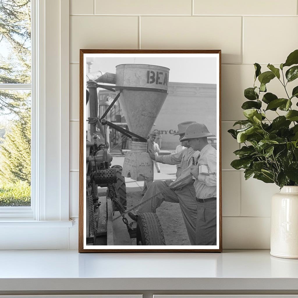 Farmer and Salesman Discuss Machinery Jacksonville Texas 1939