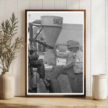 Farmer and Salesman Discuss Machinery Jacksonville Texas 1939