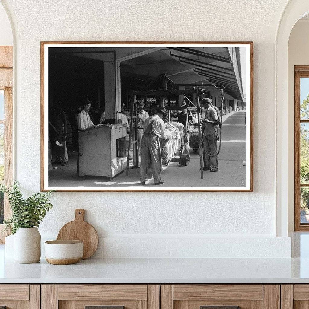 Cotton Compress Workers in Houston Texas October 1939