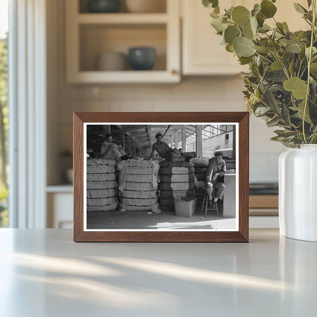 Cotton Bale Loading in Houston Texas 1939