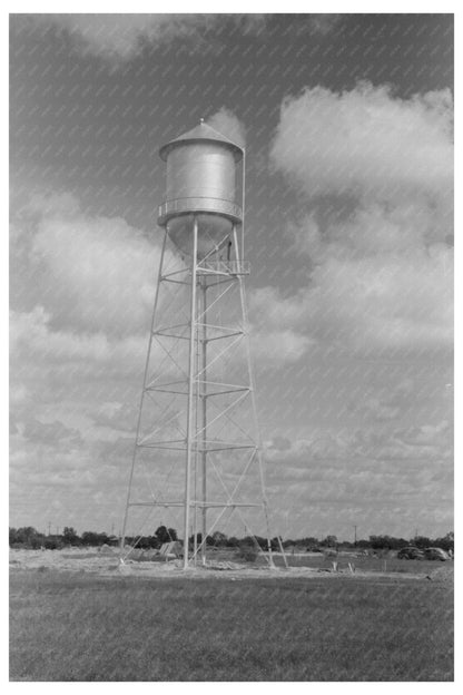 Water Tower Under Construction in Sinton Texas 1939