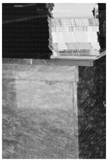 Woman at Soda Fountain in Taylor Texas Circa 1939