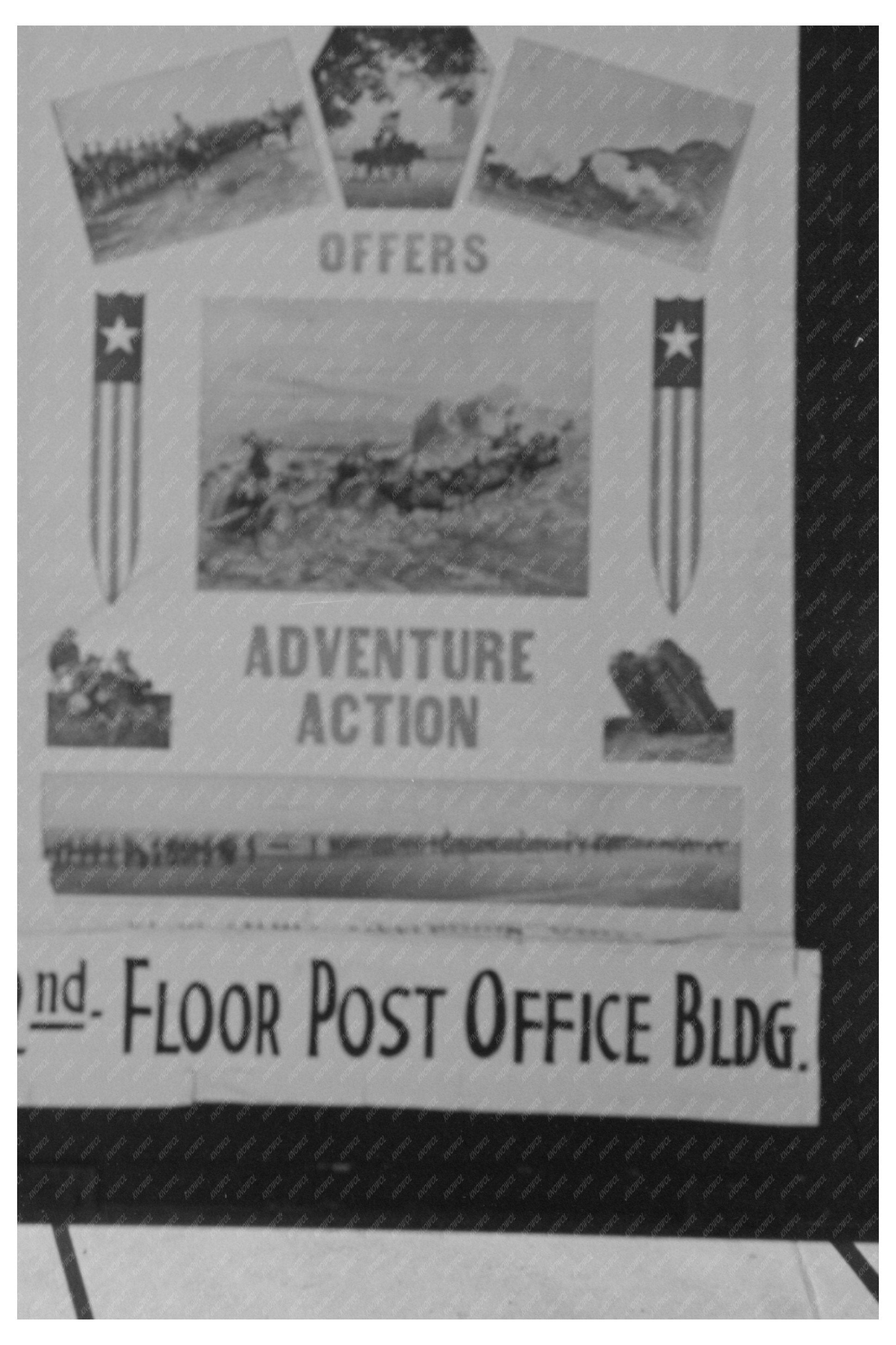 Vintage 1939 Sign from National Chain Store in Taylor Texas