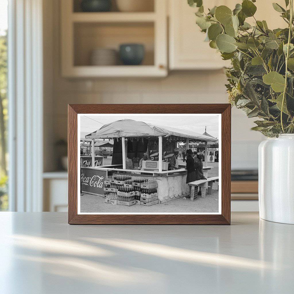 Vintage 1939 Gonzales Texas County Fair Food Stand