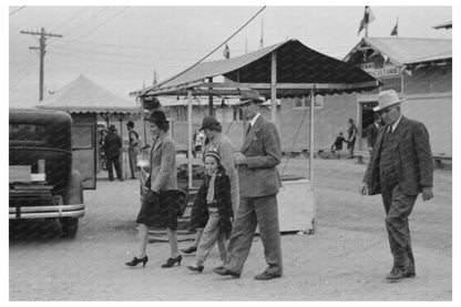 Family at Gonzales County Fair Texas 1939