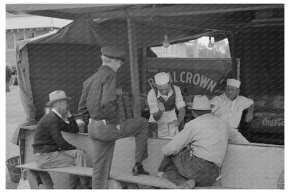 Vintage Soft Drink and Hamburger Stand Gonzales Texas 1939