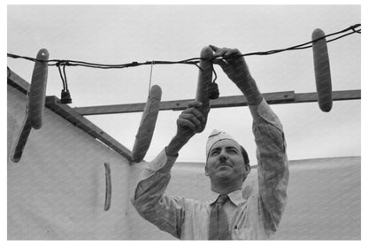 Vintage Hamburger Stand in Gonzales Texas 1939