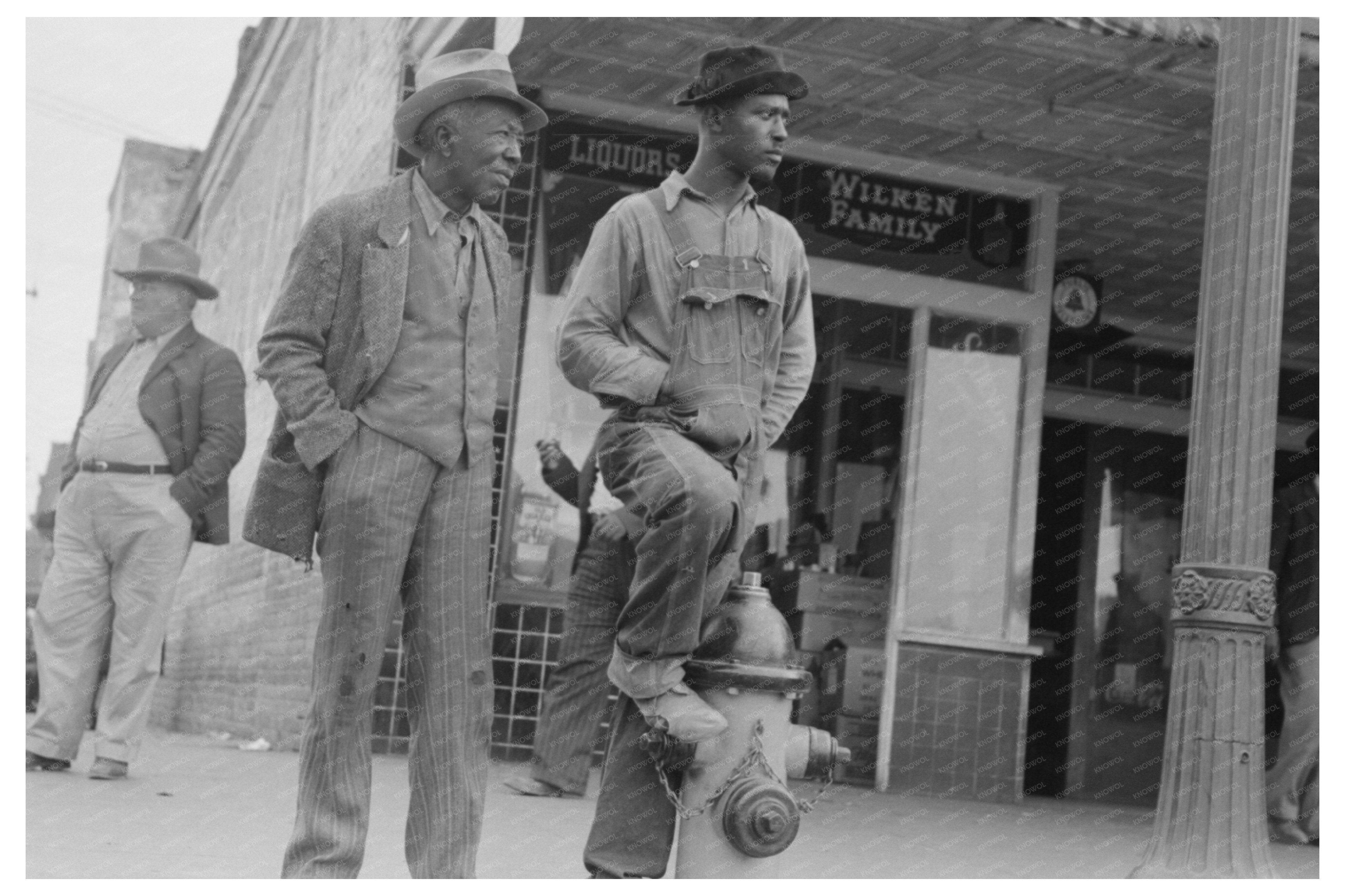 Waco Texas Street Scene November 1939 Vintage Photo