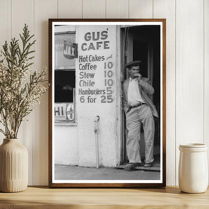 Waco Texas Cafe Entrance November 1939 Vintage Photo