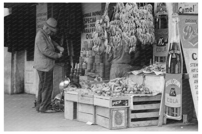 Mexican Worker at Waco Market Square 1939