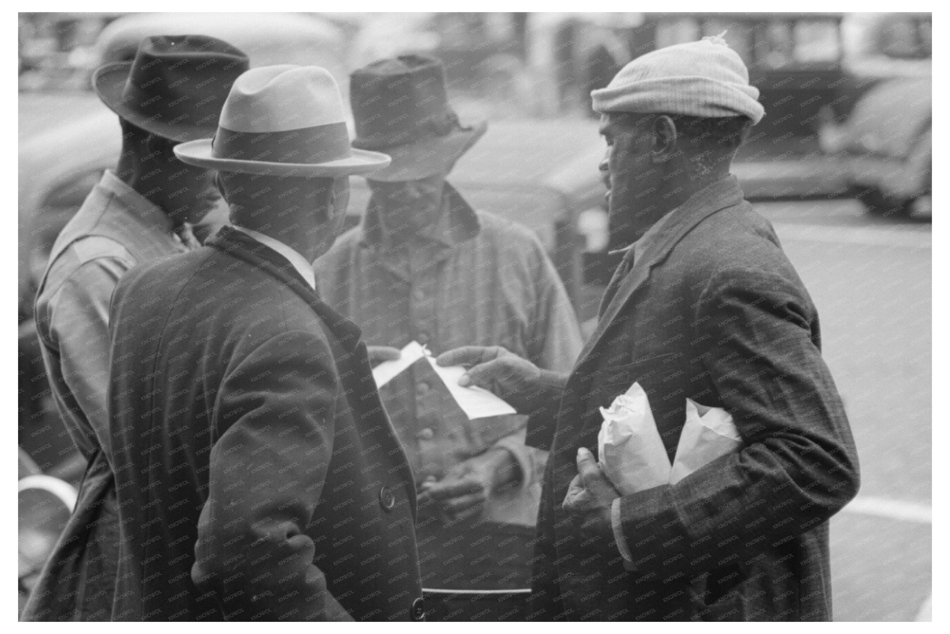 Waco Texas Market Square Vintage Photo November 1939