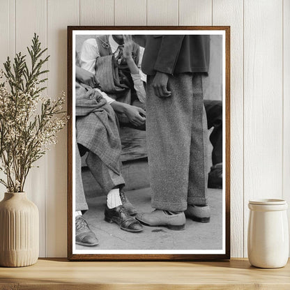 Youths Feet in Waco Texas Market Square November 1939