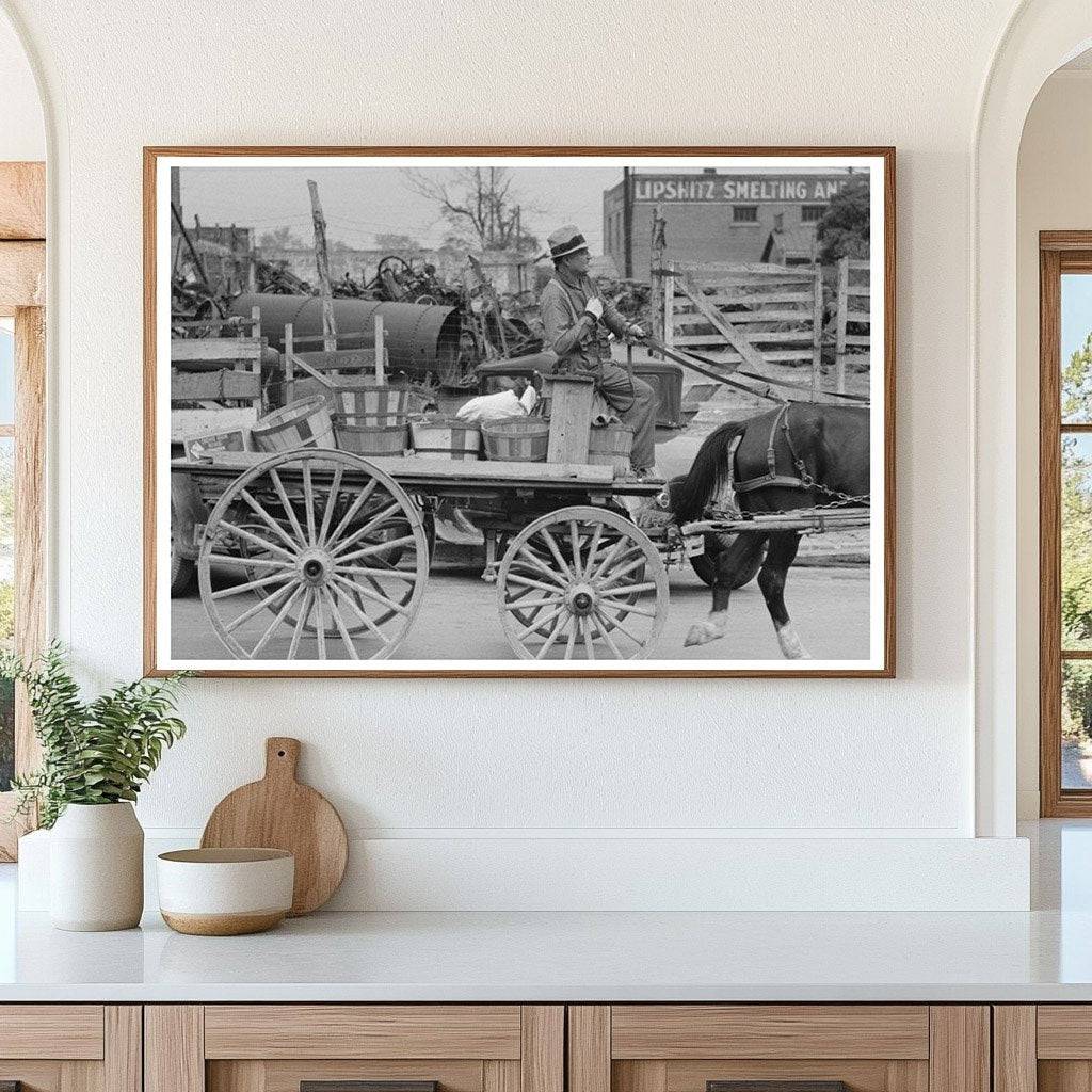 November 1939 Farmers Supply Store Scene in Waco Texas