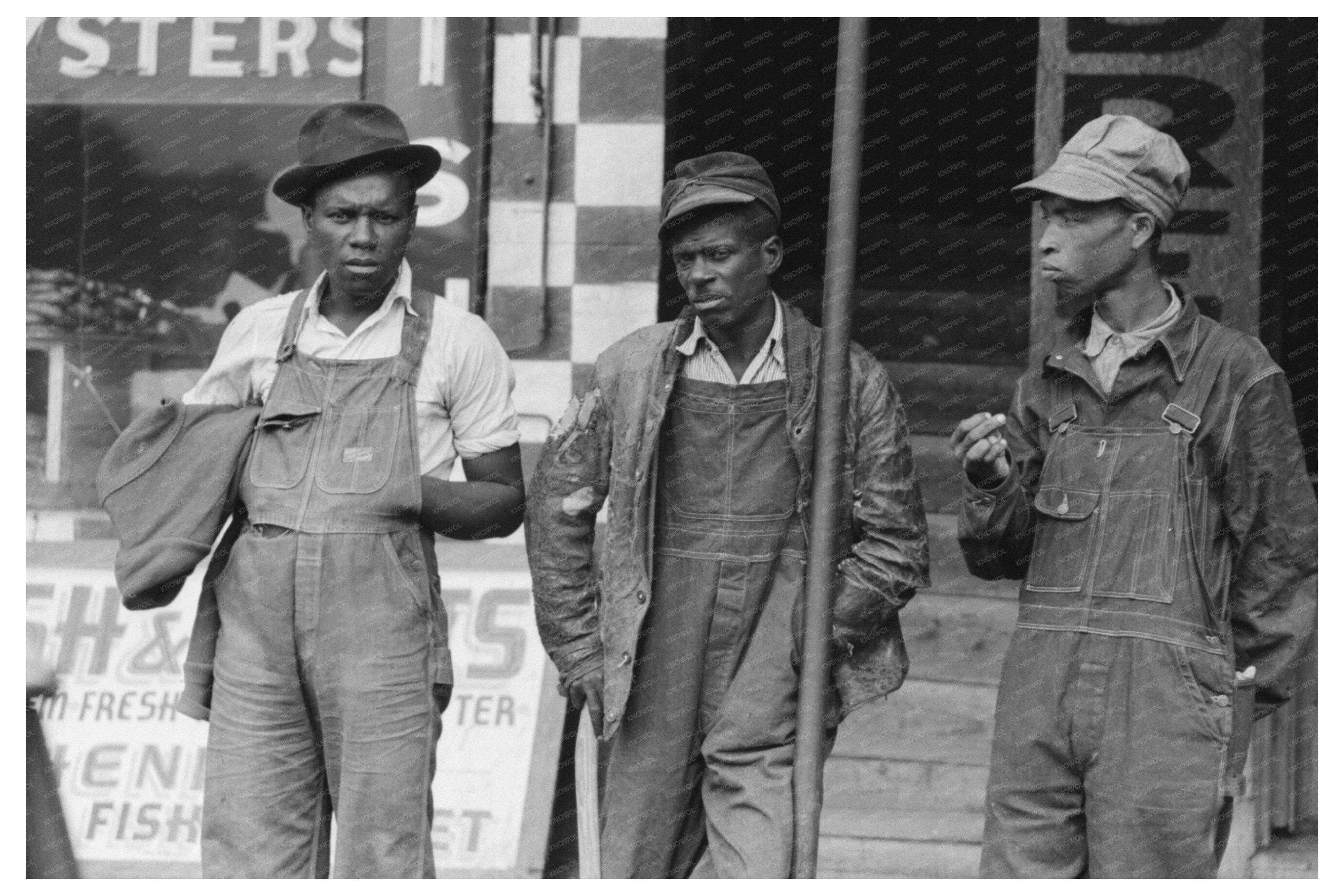 Waco Texas Market Square Scene November 1939