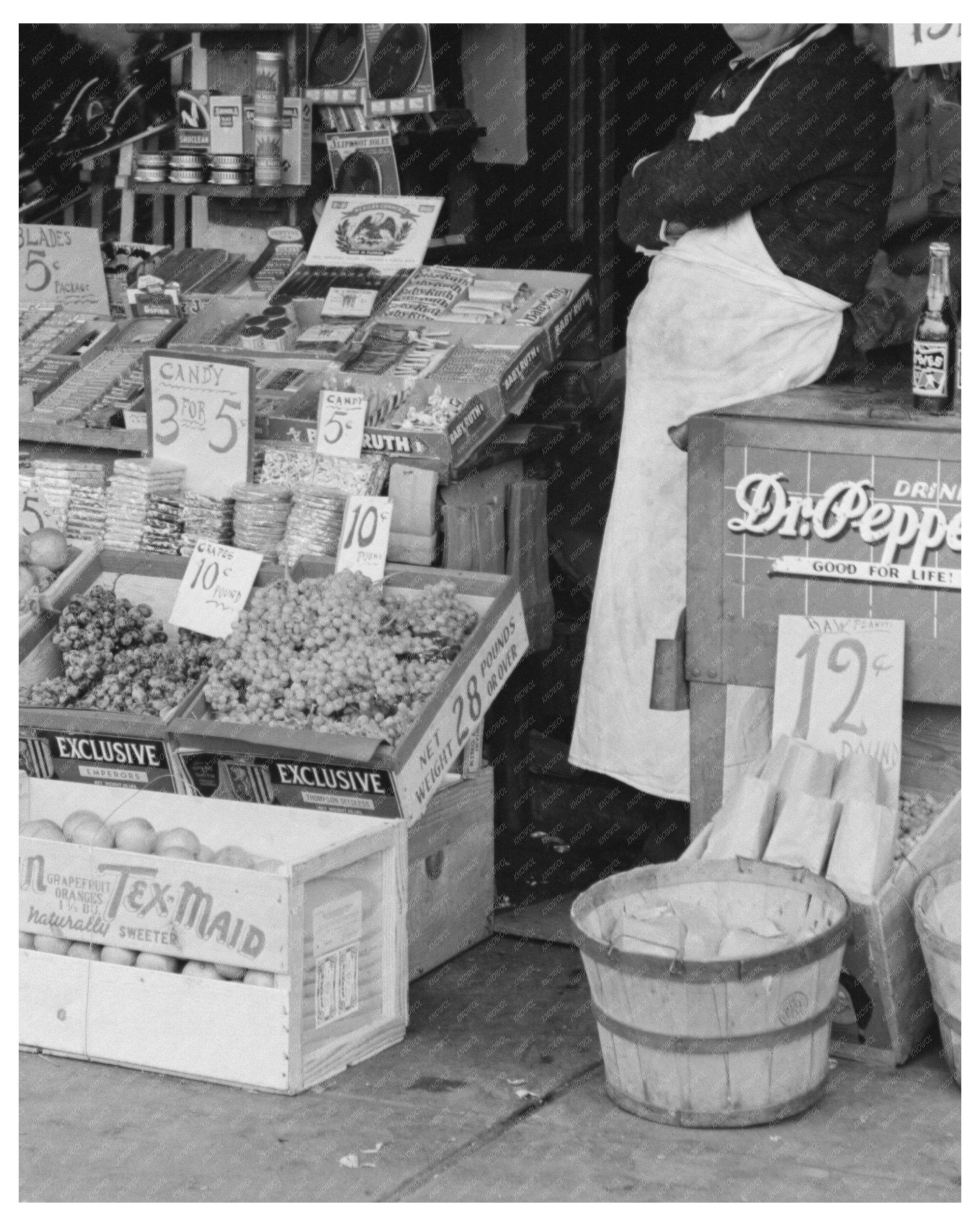 Market Square Storefront Waco Texas 1939