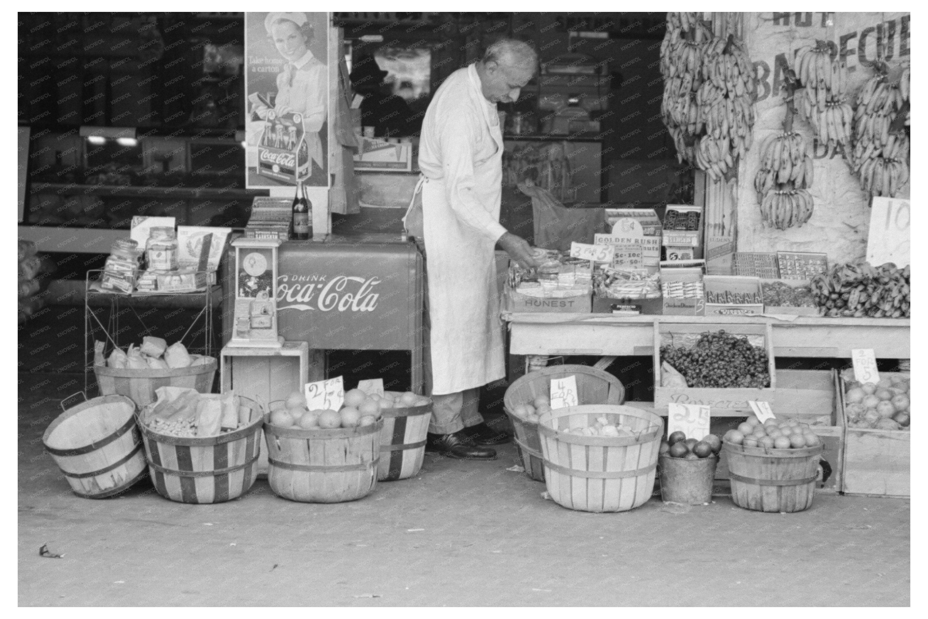 Vintage 1939 Storefront in Market Square Waco Texas