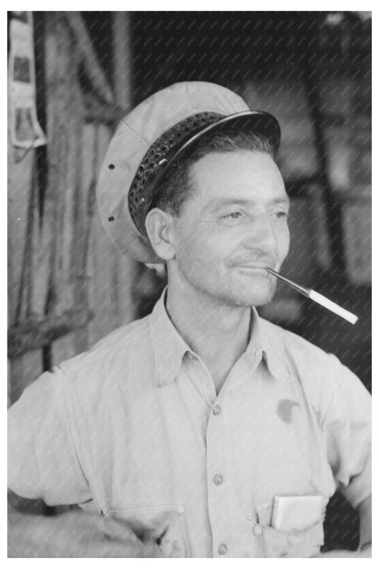 Greek Fruit Stand Owner in Waco Texas 1939