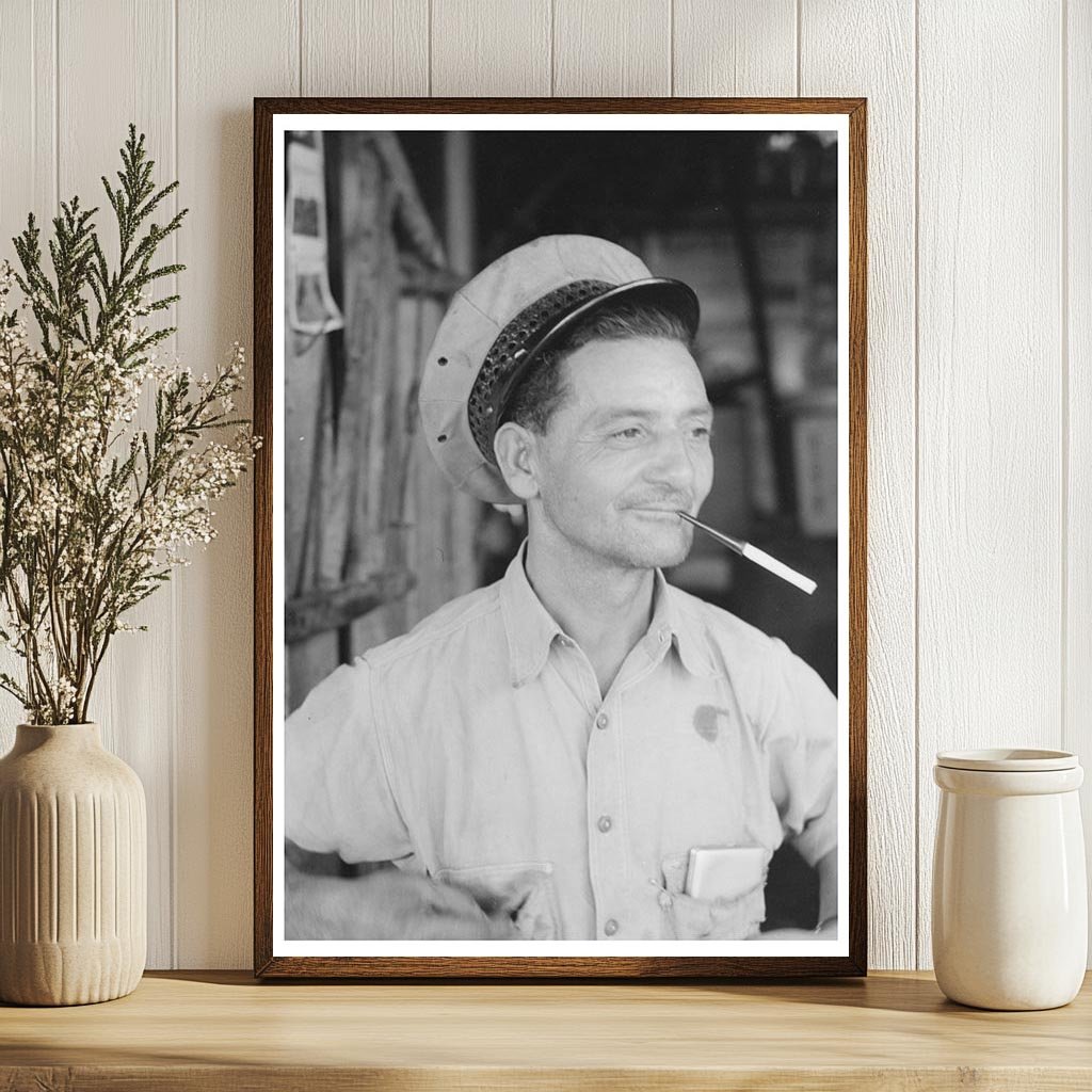 Greek Fruit Stand Owner in Waco Texas 1939