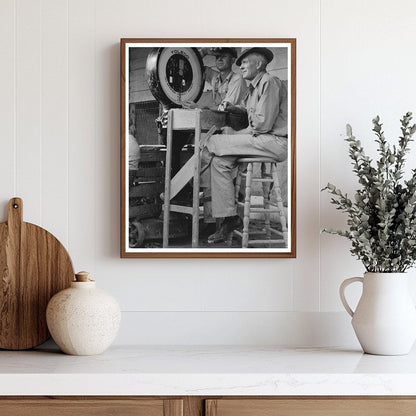 Poultry Cooperative Weigher Brownwood Texas 1939