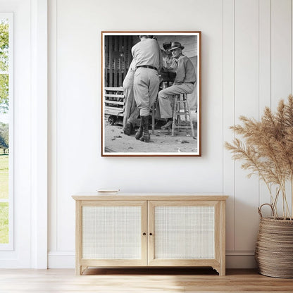 Poultry Weigher at Brownwood Cooperative 1939