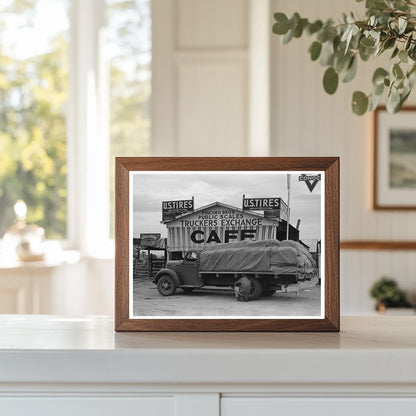 Vintage Truck at Public Scales De Leon Texas 1939