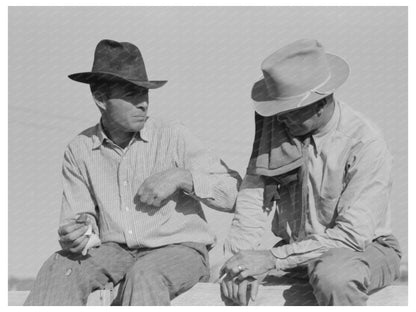 Stockmen at San Angelo Stockyard November 1939